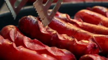 Barbekü Yangın Sosis