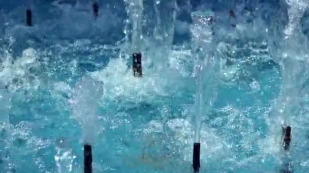 Spruzzo Fontana Acqua Pura — Video Stock