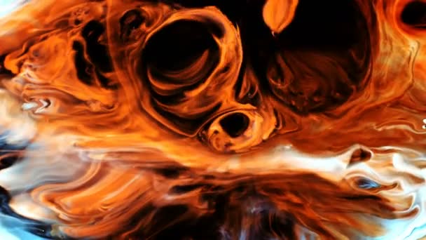 Абстрактный Цветной Чернильный Взрыв — стоковое видео