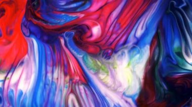  Soyut Renkli Mürekkep Patlaması