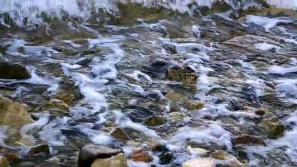 Olas Rocas Junto Mar — Vídeo de stock