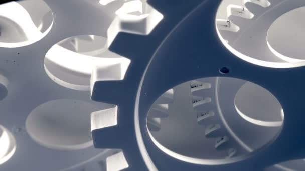 抽象的なレトロな時計の歯車 — ストック動画