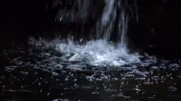Pohled Vodopád Přírodě — Stock video