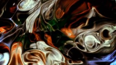  Süt Üzerine Soyut Mürekkep Hareketi 