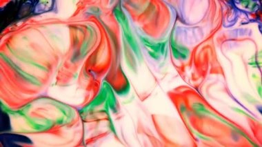  Süt Üzerine Soyut Mürekkep Hareketi 