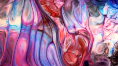  Süt Üzerine Soyut Mürekkep Hareketi 