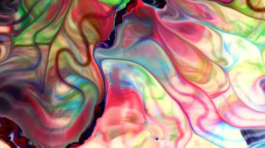  Süt Üzerine Soyut Mürekkep Hareketi 