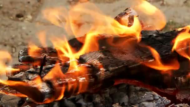 Tűz Lángok Füst — Stock videók