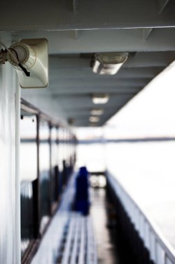 Feribot Inseide 'den güzel detaylı bir fotoğraf.