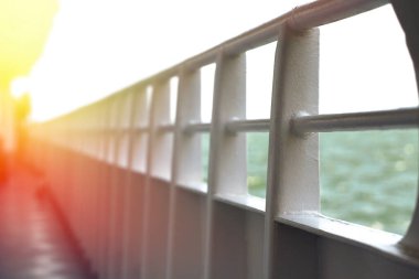 Feribot Inseide 'den güzel detaylı bir fotoğraf.