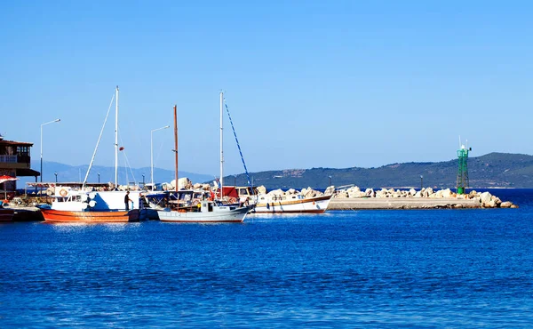 Dock Yacht Sea Holiday Concept — Stock Photo, Image