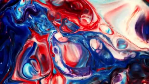 Extensión Explosiones Pintura Colorida Abstracta — Vídeos de Stock