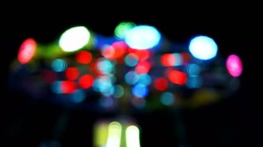 Gecedeki Eğlence Parkı Bokeh
