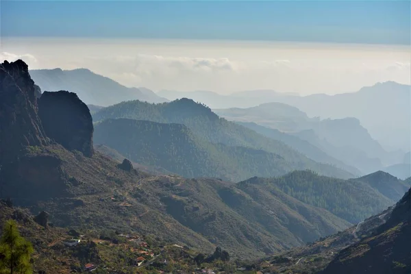 Roque Nublo Highest Mountain Gran Canaria — Stock Photo, Image