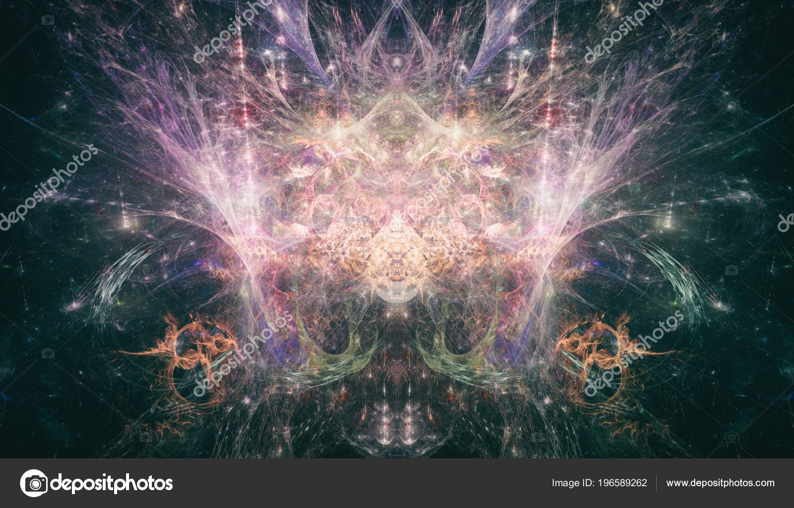Psychedelic Fractal Art Creative Background Any Purposes — Stock Photo ©  Activedia #196589262, image size:1600x1024