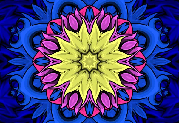 Psychedelic görsel sanat albüm kapağı veya Poster için herhangi bir soyut amaçlıdır büyük arka plan resmi!