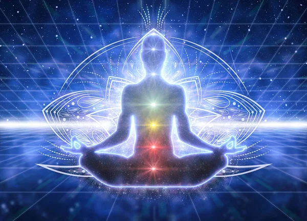 Meditasyon soyut Spiritüalizm Yoga kavramı büyük arka plan görüntüsü herhangi bir ruhsal amaçlıdır. Gibi; Meditasyon görsel veya Tapestryspiritual Decorationspiritualism Newspsychedelic tasarım, goblen, albüm kapağı veya el ilanı ile ilgili