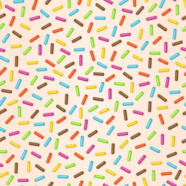 Kremalı çörek sır vektör sorunsuz arka plan