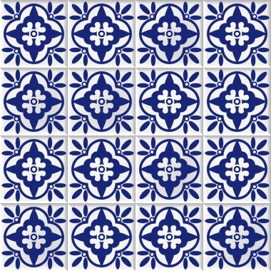 vektör sorunsuz arka plan ile oryantal mozaik karolar