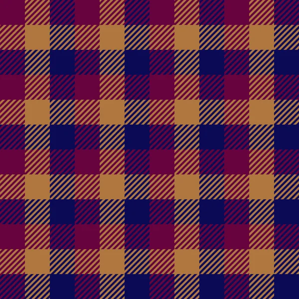 Vektor tartan, kockás minta vörös, kék és barna színben — Stock Vector