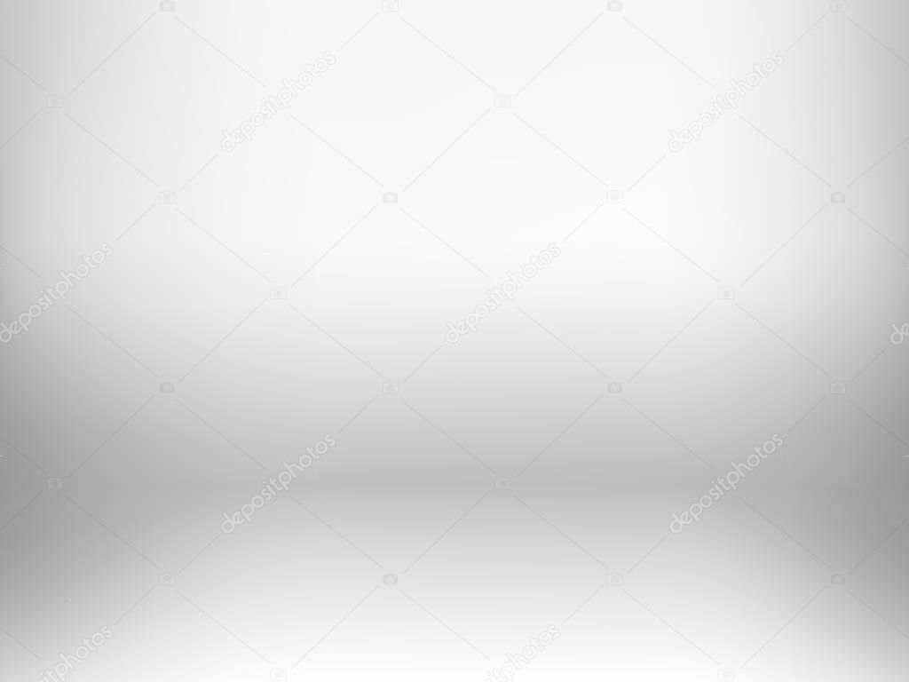 vector illustration of white room background with light effect
