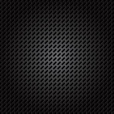 Siyah karbon fiber sorunsuz arka plan vektör çizim