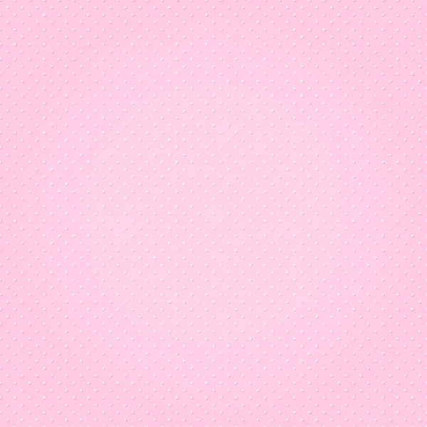 Vektor polka dot sömlös rosa bakgrund — Stock vektor