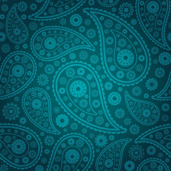 renkli paisley dikişsiz arka plan vektör illüstrasyon