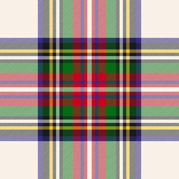 Illustrazione Vettoriale Sfondo Tartan Blu Bianco Senza Cuciture — Vettoriale Stock