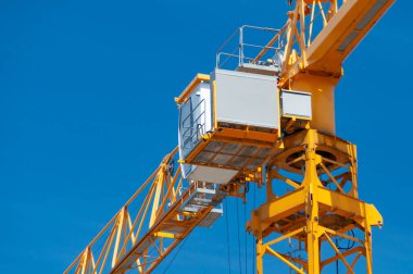 Construction tower crane, fragment.