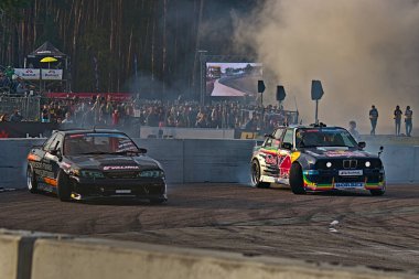 Riga, Letonya - 02 Ağustos 2019 - Martin Richards, Elijas Houtondji'ye karşı