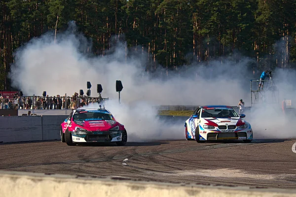 Riga, Letonia - 02 de agosto de 2019 - Jack Shanahan contra Andrius Vasiliauskas —  Fotos de Stock