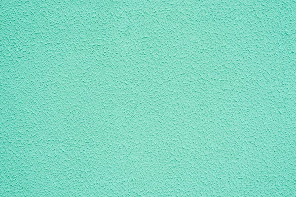 明亮的浅绿松石背景 抽象的粗糙装饰灰泥墙纹理 宽粗糙背景 具有文本复制空间 — 图库照片