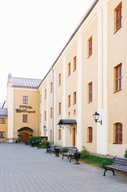 Minsk, Belarus. Eylül 2019. Otel 