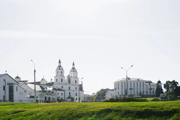 Minszk Fehéroroszország 2019 Augusztus Minszk Katedrális Szentlélek — Stock Fotó