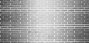 Tuğla duvar, grafik tasarım için gri beyaz tuğla duvar doku arka plan