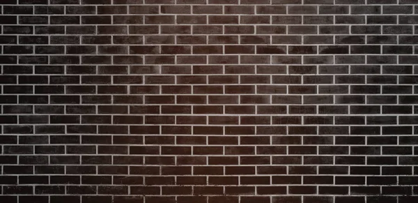 Brick Wall Black Brown Bricks Wall Texture Background Graphic Design — Stock Photo, Image
