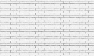 Tuğla duvar, Grafik tasarım için Beyaz tuğla duvar doku arka plan, Vektör