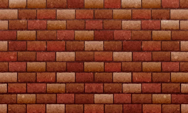 Brick Wall Brown Red Bricks Wall Texture Background Graphic Design — Stock Vector