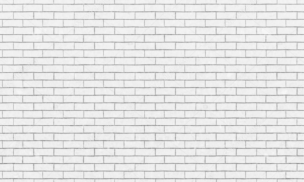 Brick wall, White bricks wall texture background for graphic design, Vector