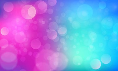 Pembe mavi arkaplan, bokeh deseni, bokeh arkaplan, grafik tasarımı için vektör illüstrasyonu ile soyut bokeh ışık efekti