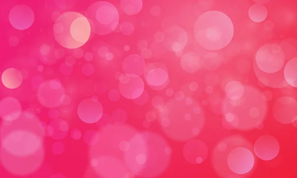 Efecto de luces bokeh abstractas con fondo rojo rosado, textura bokeh, fondo bokeh, ilustración vectorial para diseño gráfico — Vector de stock