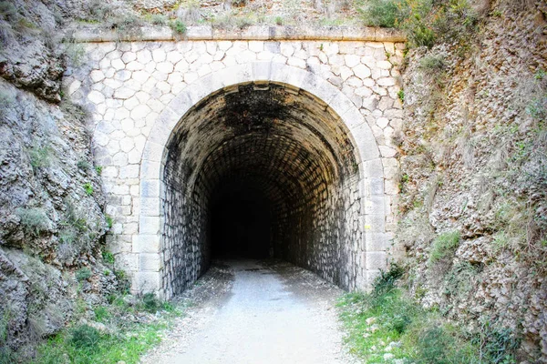 Antiguo Túnel Ferroviario Lleida España — Foto de Stock