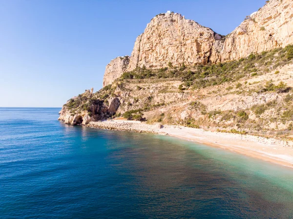 Moraig cove beach Benitatxell, Alicante, İspanya