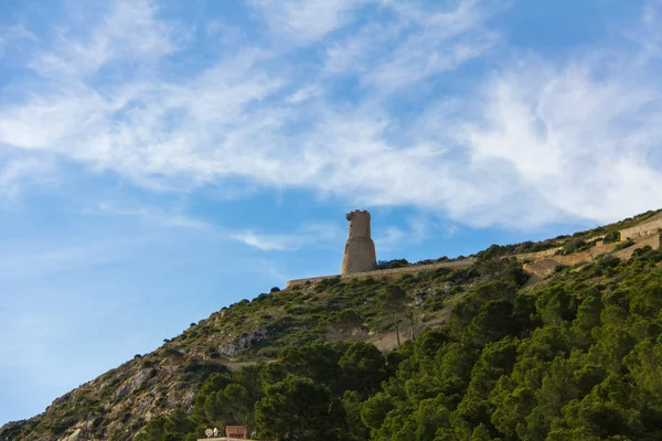 16. yüzyıl antik kule, Torre del Gerro, Denia, İspanya — Stok fotoğraf