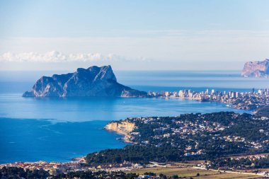 Ifach Rock Tabiat Parkı veya İspanya 