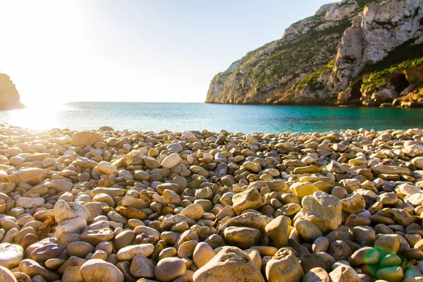 La Granadella beach in Javea, Spain, on a sunny day — Stock Photo, Image