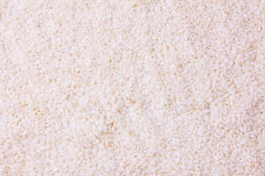 Çiğ yuvarlak pirinç dokusu