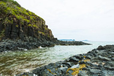 Harika plaj dağ o dolaşmak, temiz hava, Asya seyahat için güzel görünümü, ekoloji çevre deniz alanı ile Phu Yen var birçok turist sahne için Viet Nam