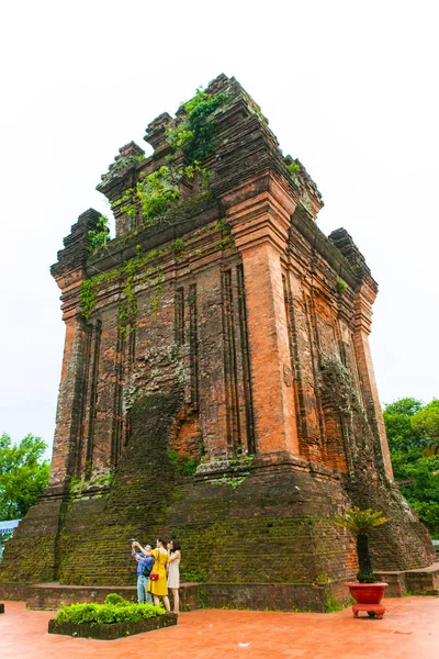 TUY HOA, PHU YEN, VIETNAM, April 14th, 2018: Cham tower in Phu Yen, Vietnam
